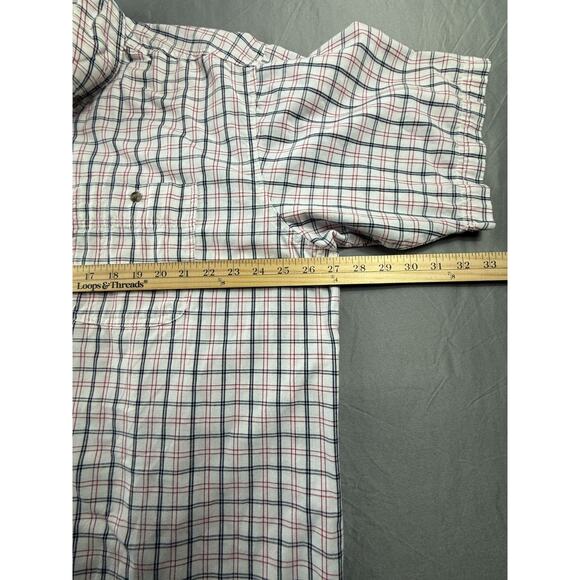 Wrangler Rugged Wear Button Shirt Men’s Size 2XL Multicolor Plaid Casual - Picture 6 of 12